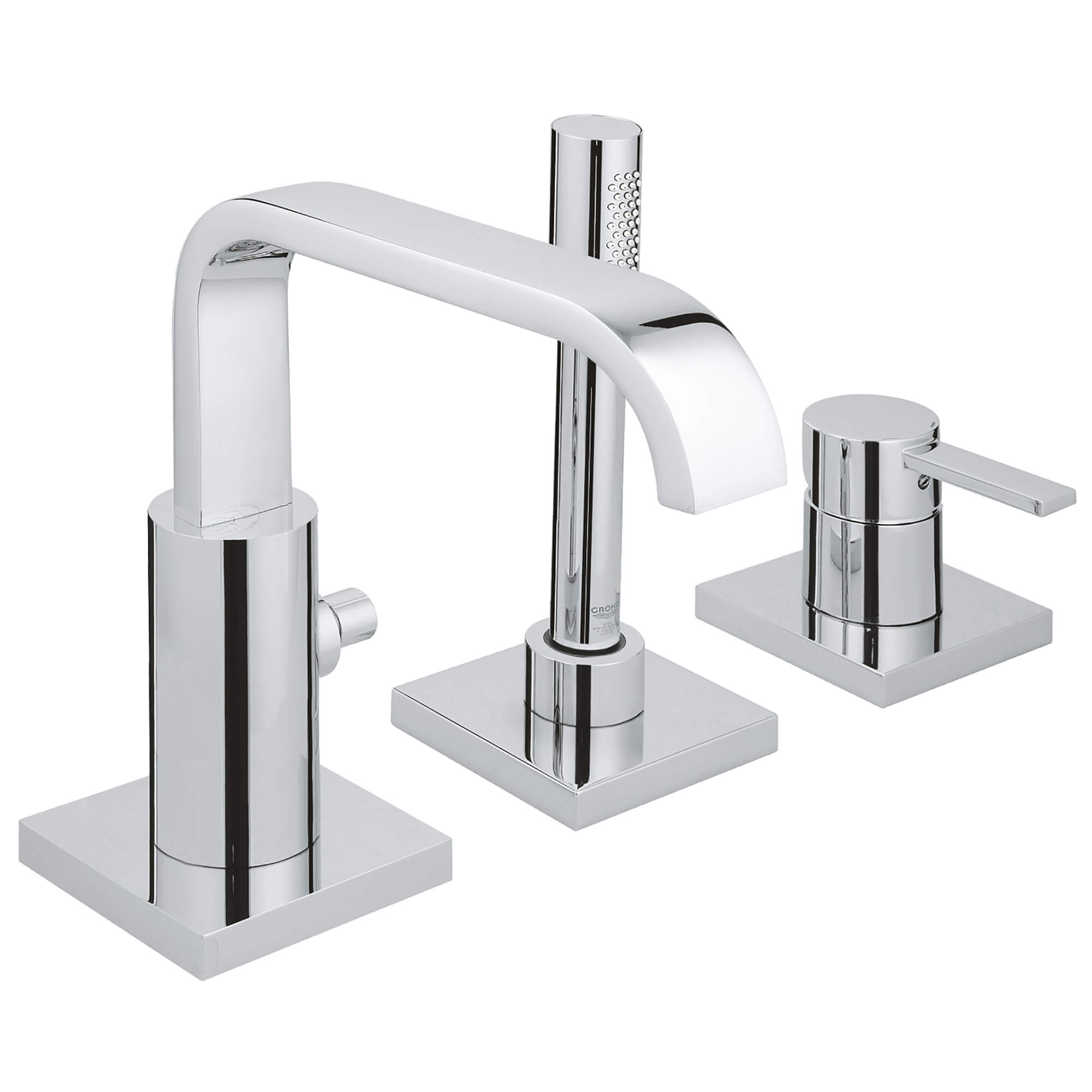 Roman Tub Filler With 25 GPM Personal Hand Shower GROHE CHROME